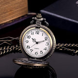 Halloween Ghost Pocket Watch with Chain