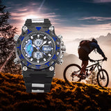 Sport Digital Watch Wrist Military Watch for Men Stopwatch Alarm Date LCD Watch