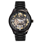 Wrist Watch Skeleton Dial Mechanical Mens Watch