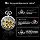 SIBOSUN Mechanical Pocket Watch for Men